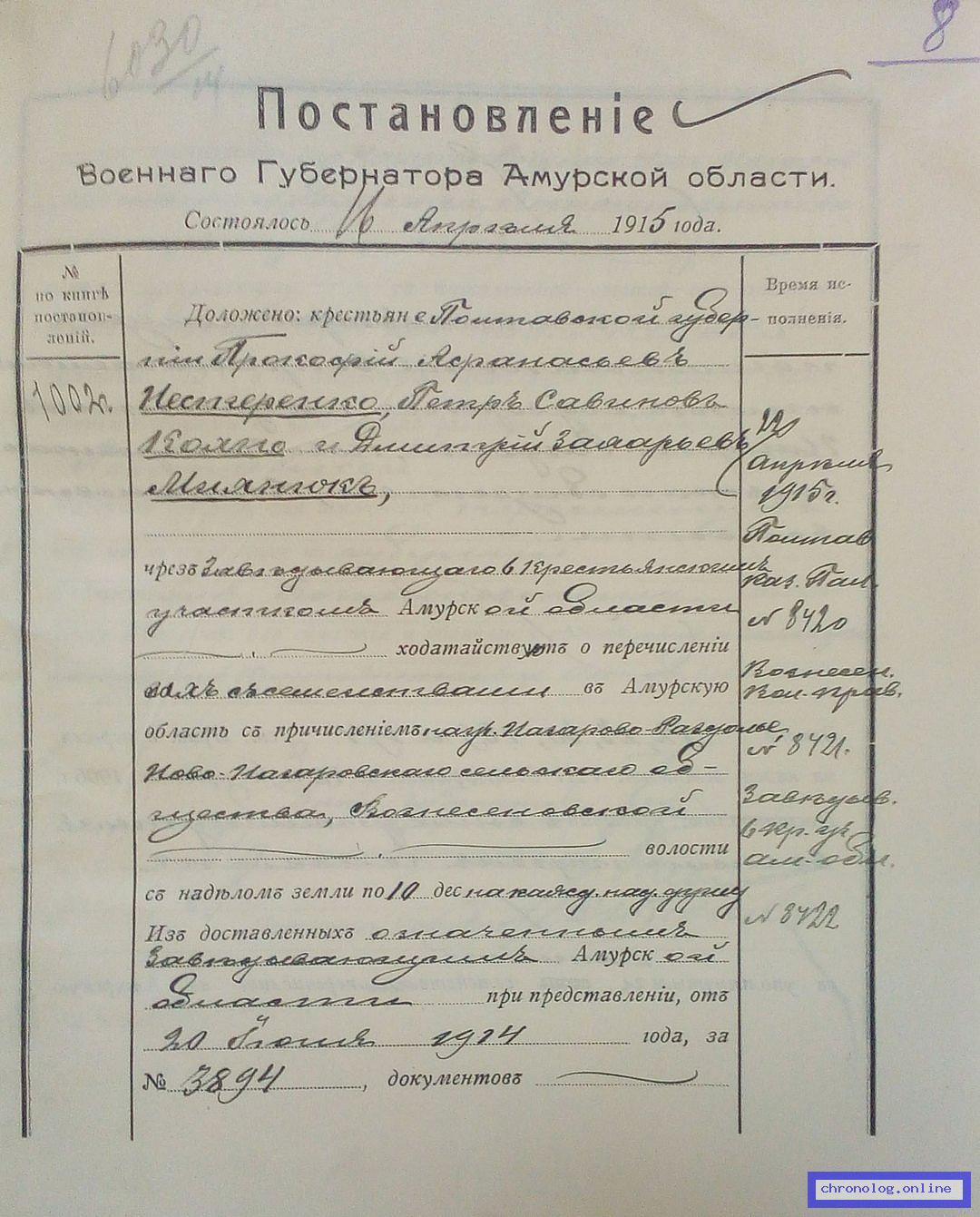 Снимок листа